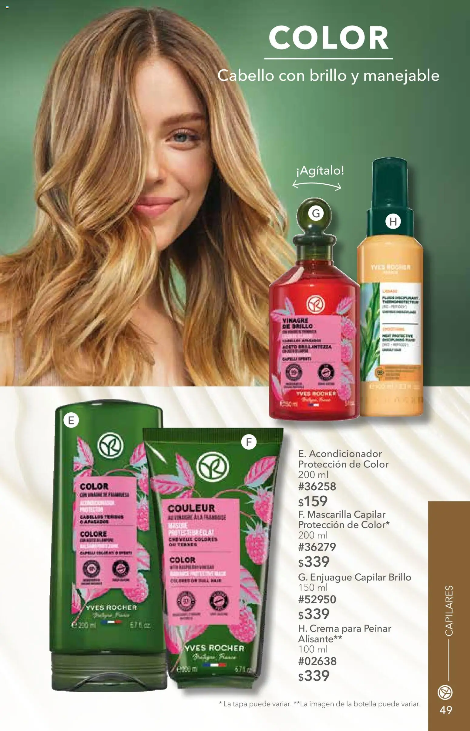 Nuevas ofertas de Yves Rocher válidas en toda la República Mexicana desde el 06/10/2026. ¡Encuentra las mejores ofertas en Yves Rocher campaña 14 2026! | Página: 49 | Productos: Crema, Brillo, Botella, Mascarilla