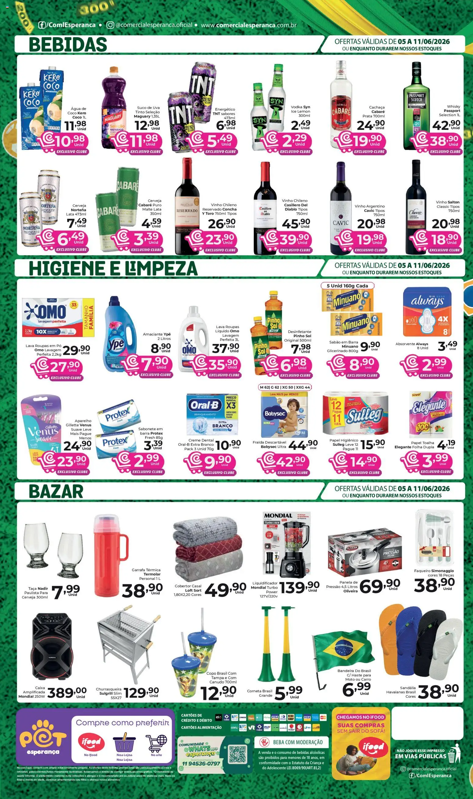 Comercial Esperança Folheto - válido de 05.06.2026 | Página: 4 | Produtos: Fraldinha, Maminha, Picanha, Presunto