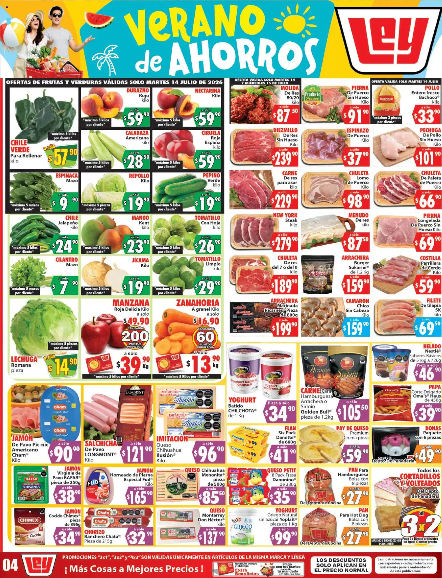Nuevas ofertas de Casa Ley válidas en toda la República Mexicana desde el 14/07/2026. ¡Encuentra las mejores ofertas en Casa Ley folleto Autoservicio! | Página: 1