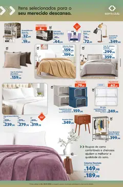 Sam's Club ofertas Tudo Para Sua Casa - Pré-Visualização do folheto da loja Sam's Club, válido de 05.05.2026 | Página: 8 | Produtos: Cobertor, Mesa, Caixa, Roupas