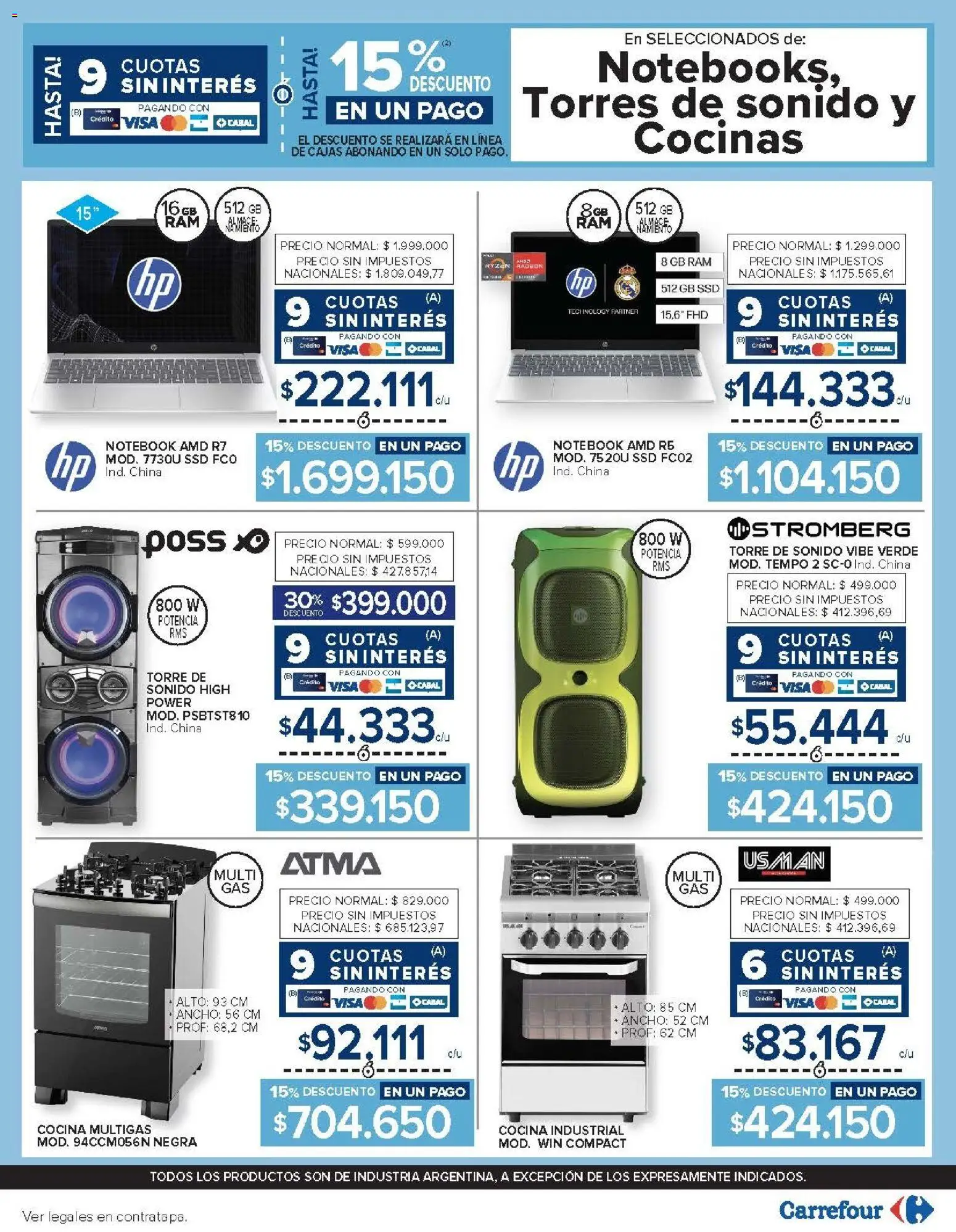 Carrefour ofertas │ válido desde el 09.06.2026 | Página: 35 | Productos: Cocina, Notebook