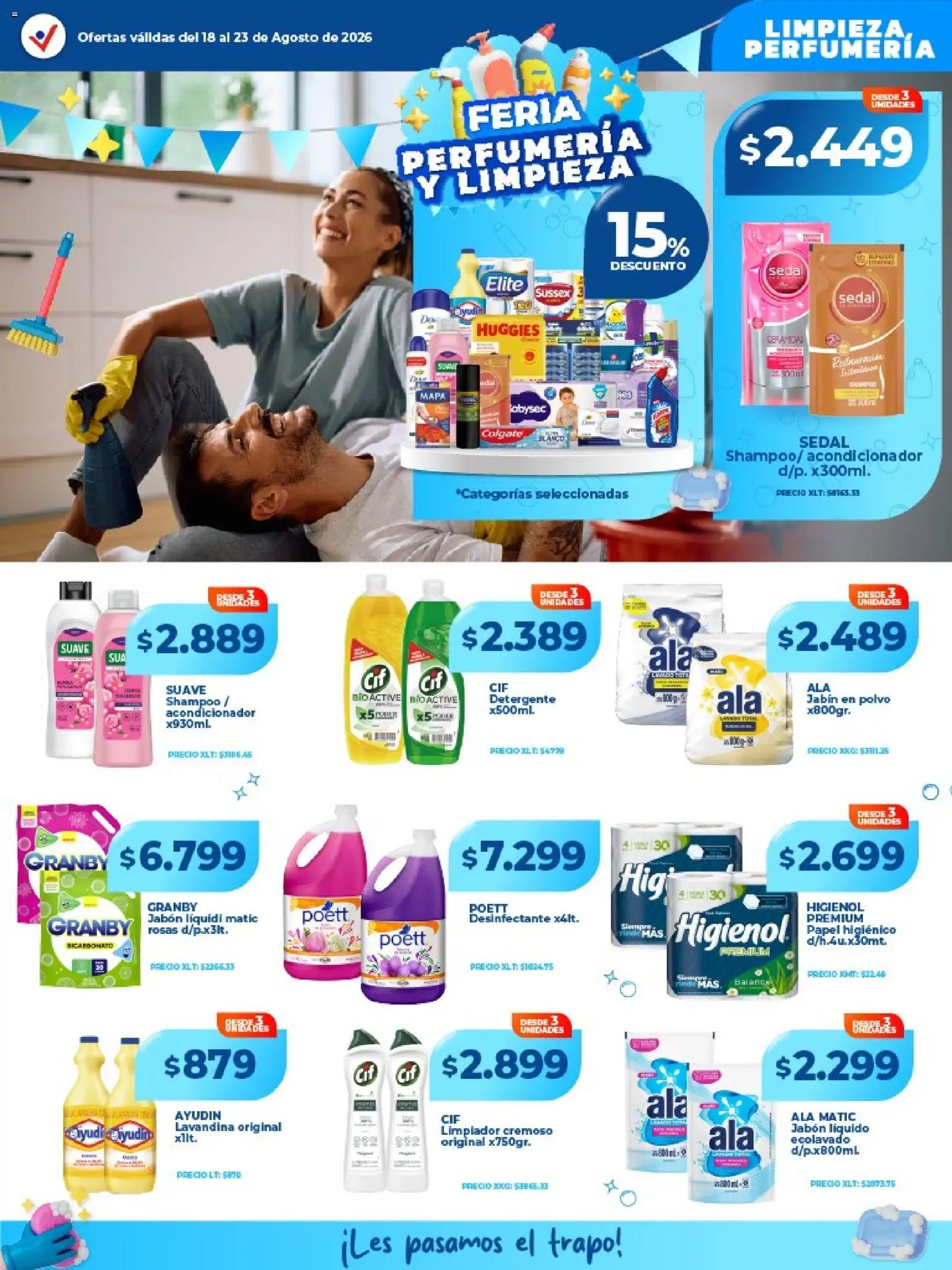 Vital - Especial limpieza │ válido desde el 17/08/2026 | Página: 2 | Productos: Papel higiénico, Acondicionador, Detergente, Limpiador