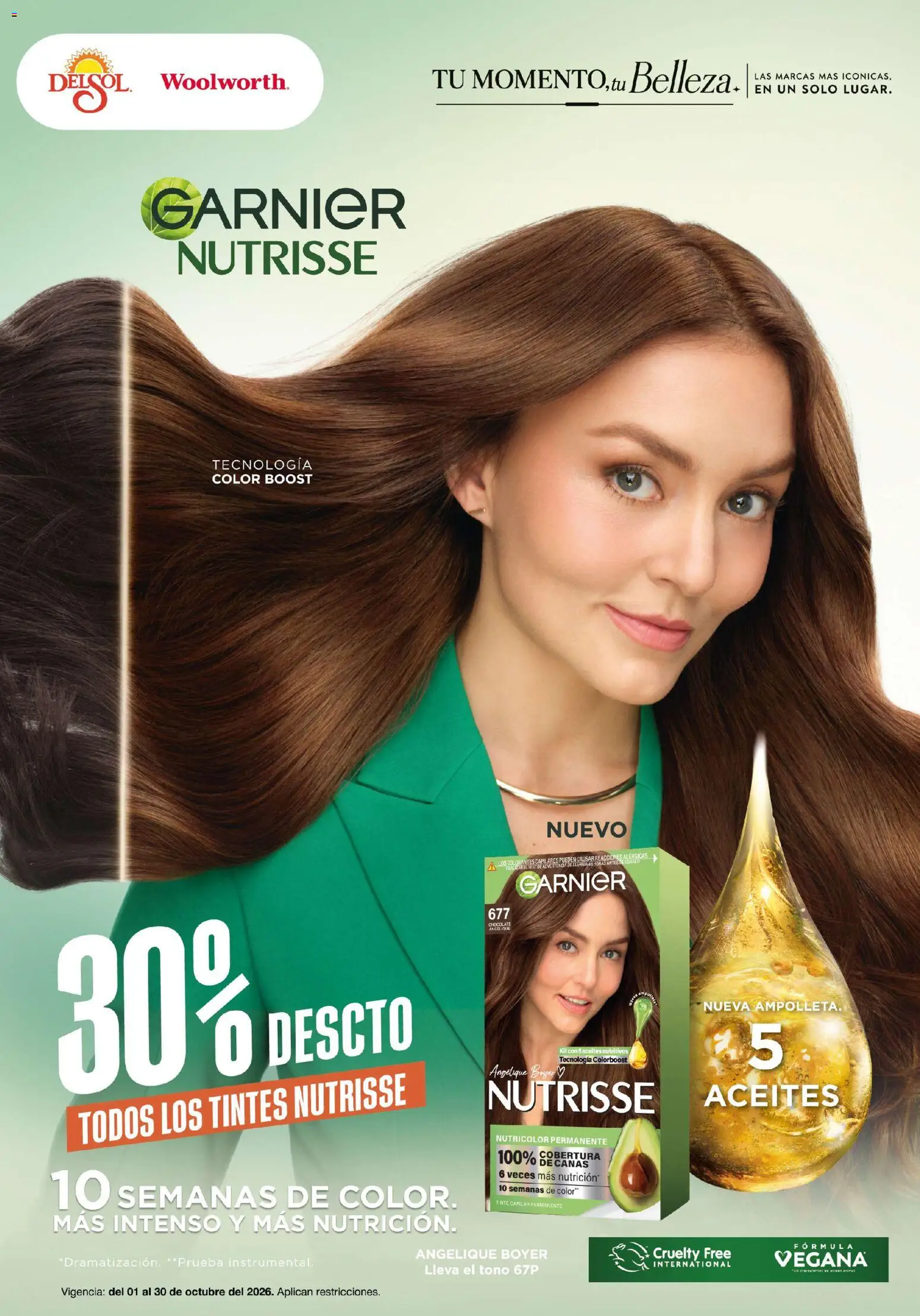 Nuevas ofertas de Del Sol y Woolworth válidas en toda la República Mexicana desde el 01/10/2026. ¡Encuentra las mejores ofertas en Del Sol y Woolworth catálogo Tu momento, tu belleza solo! | Página: 7 | Productos: Chocolate