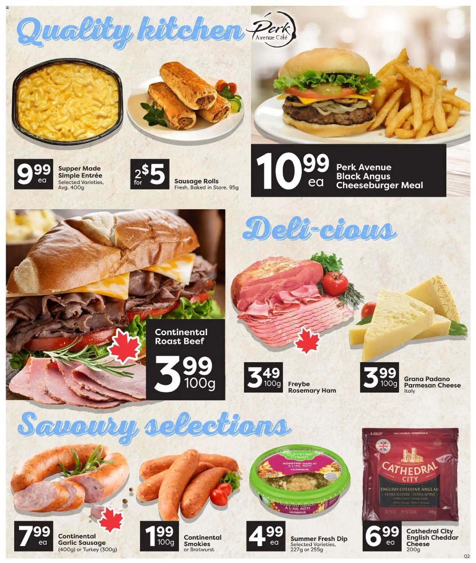 Quality Foods flyer valid from Jul 9, 2026 | Page: 7 | Products: Beef, Turkey, Cheese, Ham