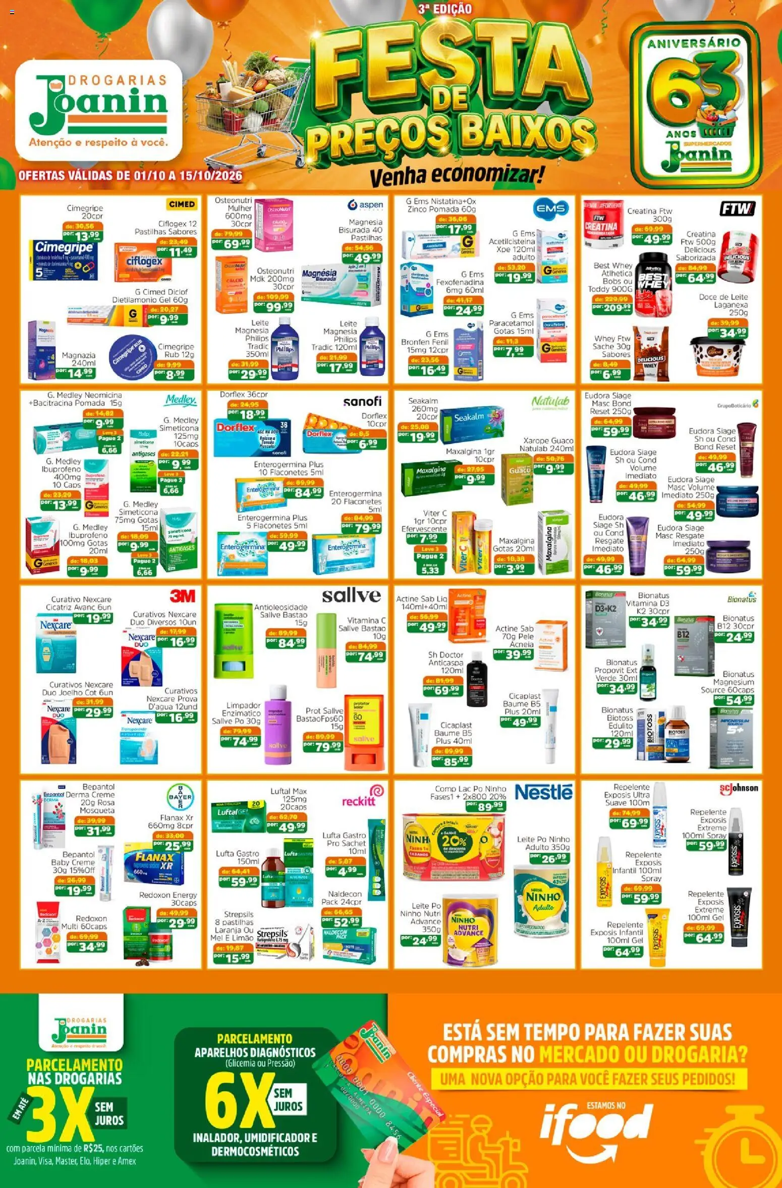 Supermercados Joanin Folheto - válido de 01/10/2026 | Página: 1