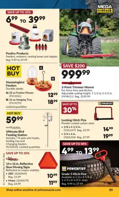 Preview of Princess Auto flyer - 2 Week Sale! from shop Princess Auto valid from 19.05.2026 | Page: 93 | Products: Mower