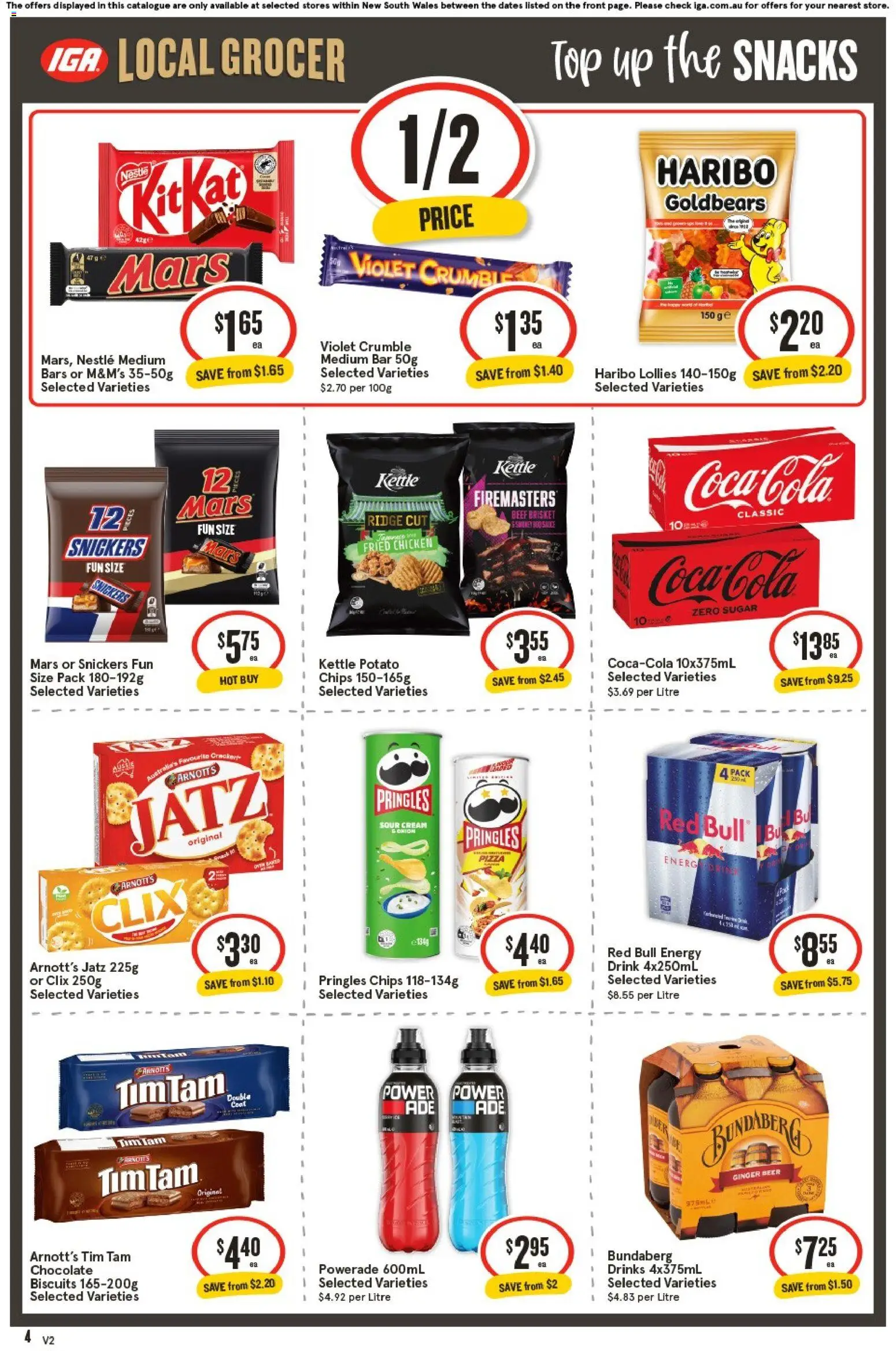 IGA catalogue - valid from 20.05.2026 | Page: 5 | Products: Chocolate, Chicken, Biscuits, Sugar