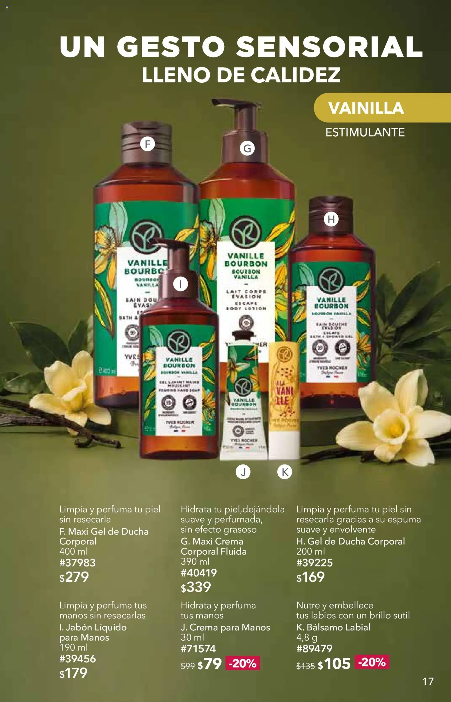 Nuevas ofertas de Yves Rocher válidas en toda la República Mexicana desde el 06/10/2026. ¡Encuentra las mejores ofertas en Yves Rocher campaña 14 2026! | Página: 17 | Productos: Jabón líquido, Body, Jabón, Gel de ducha