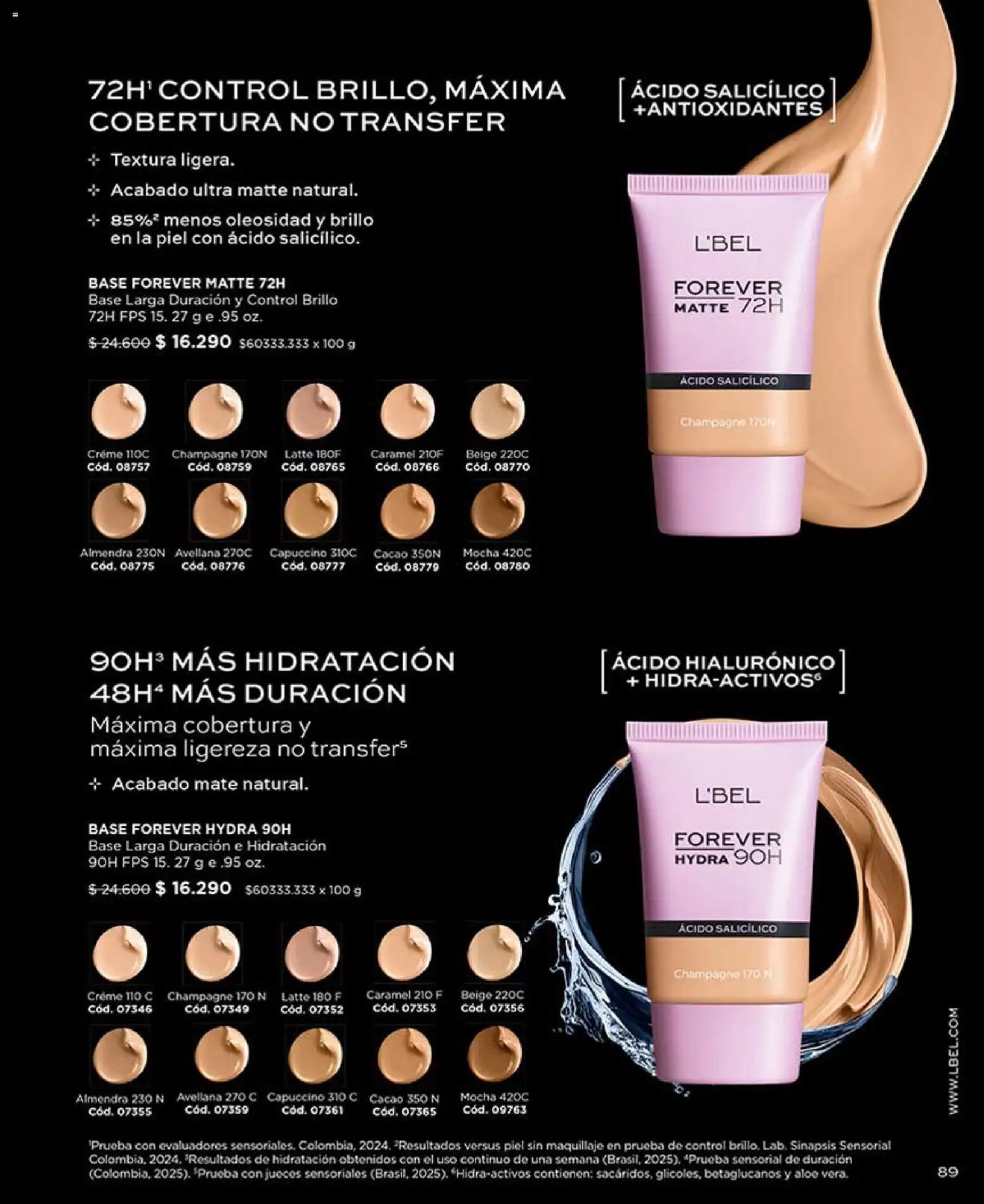 Catálogo L'Bel Campaña 6 │ válido desde el 31.03.2026 | Página: 93 | Productos: Brillo, Almendra, Cacao, Base