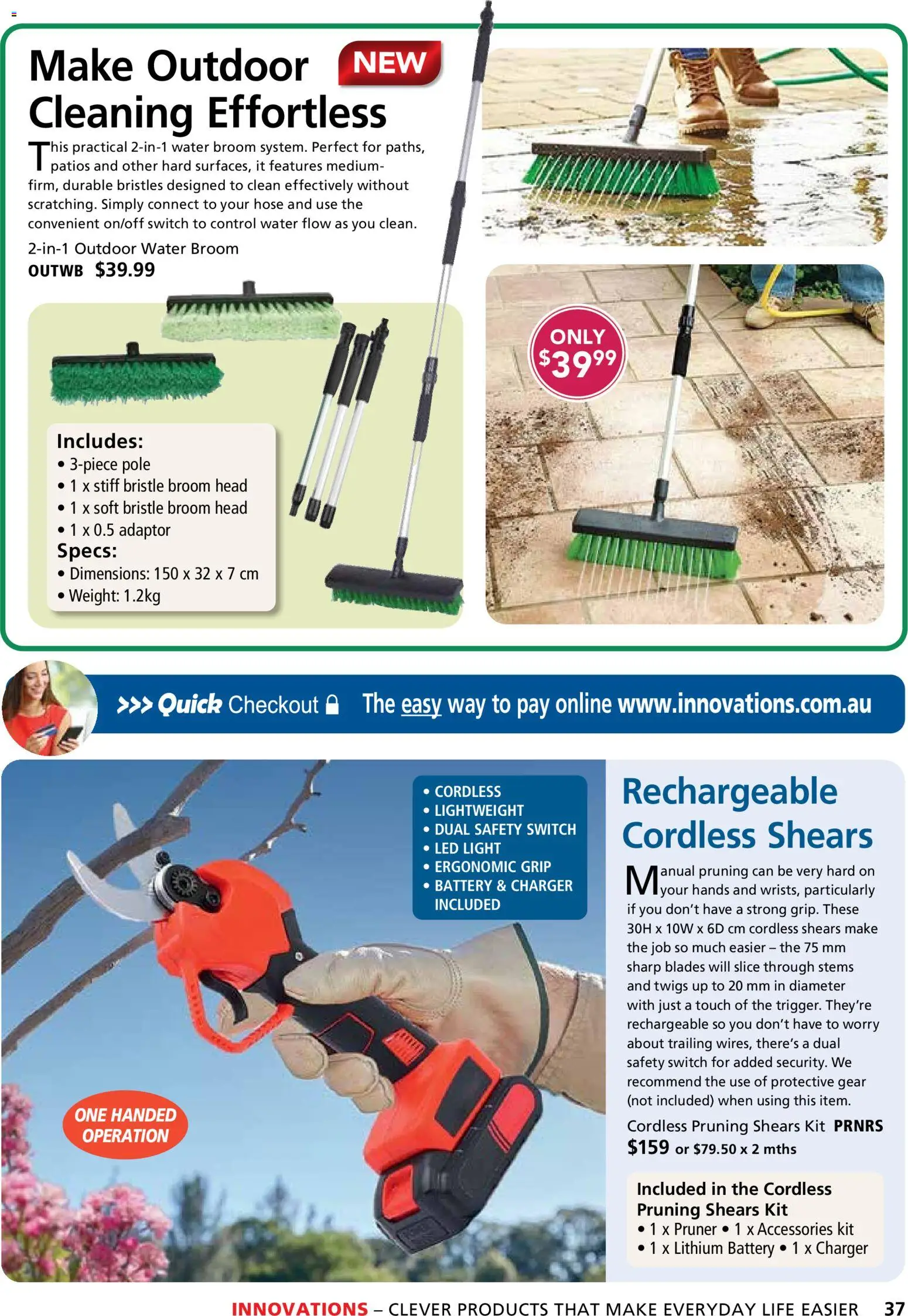 Innovations catalogue - valid from 26.03.2026 | Page: 37 | Products: Light, Water, Accessories, Broom