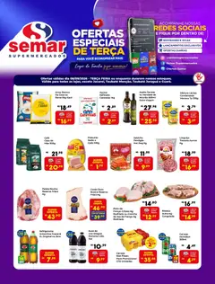 Semar Supermercado - Ofertas da semana - Pré-Visualização do folheto da loja Semar Supermercado, válido de 08/09/2026 | Página: 1