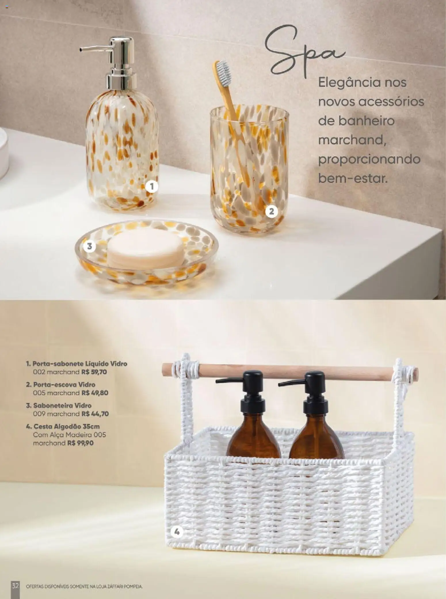 Zaffari Folheto - válido de 06/05/2026 | Página: 32 | Produtos: Cesta, Algodão, Saboneteira