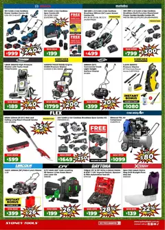 Preview of Sydney Tools Top Picks - valid from 03/09/2026 | Page: 2 | Products: Light, Compressor, Cleaner, Mower