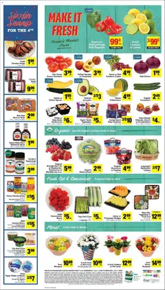 Preview of Lucky Supermarkets weekly ads valid from 07/01/2026 | Page: 7 | Products: Squash, Butter, Cucumbers, Vegetables