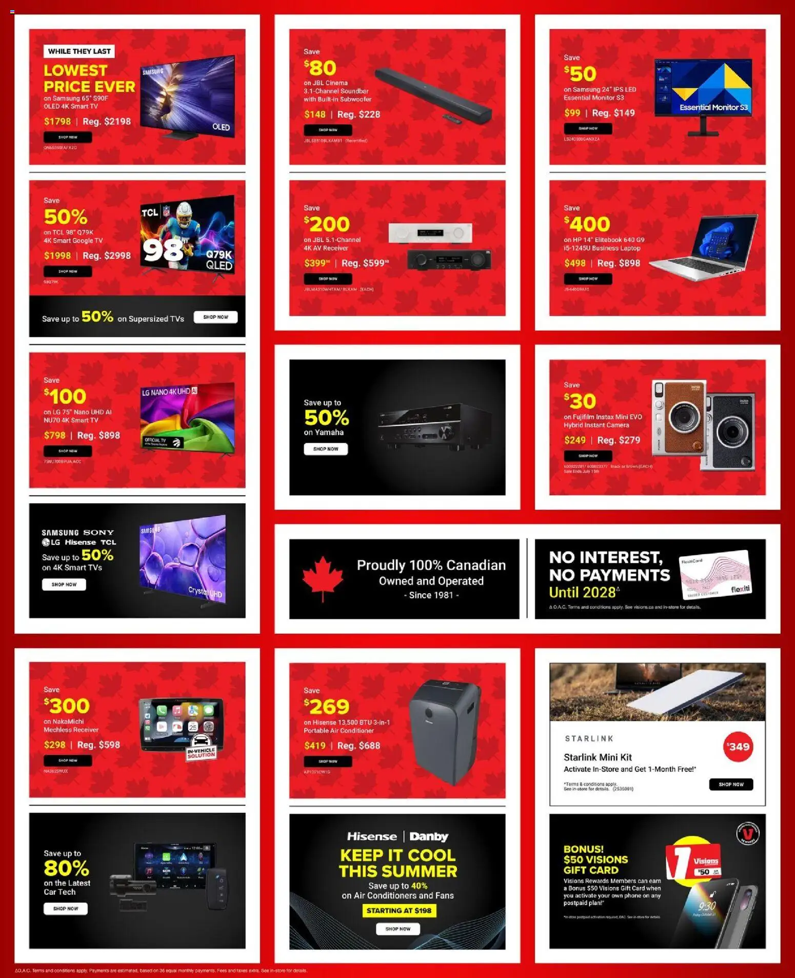 Visions flyer valid from Jul 10, 2026 | Page: 2 | Products: Phone, Tv, Camera, Conditioner
