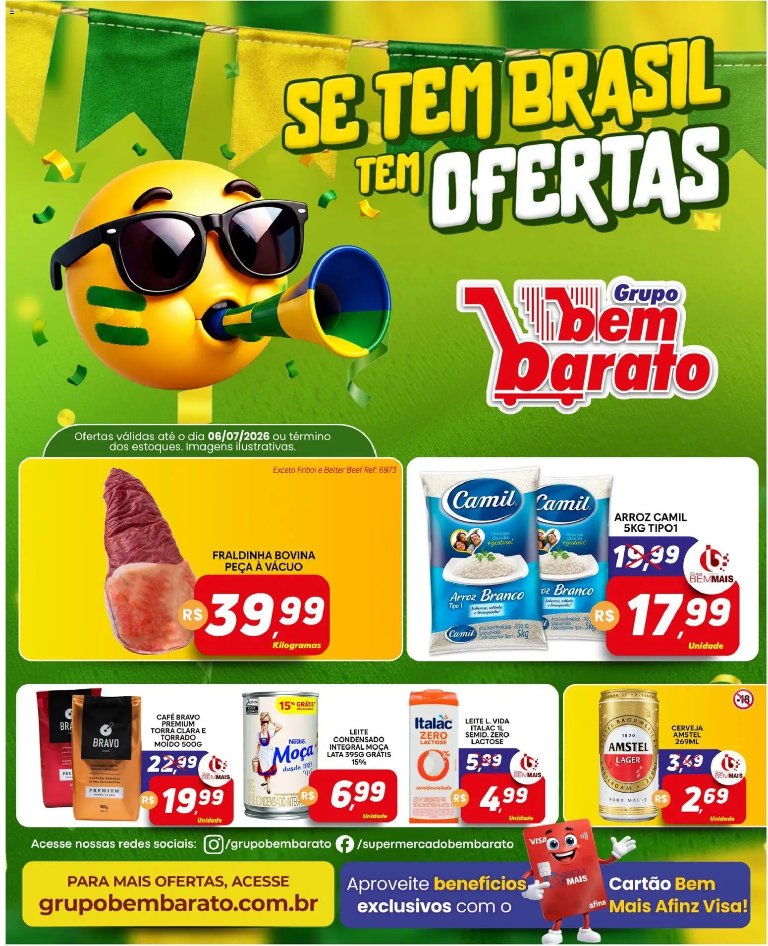Supermercado Bem Barato Folheto - válido de 30/06/2026 | Página: 1