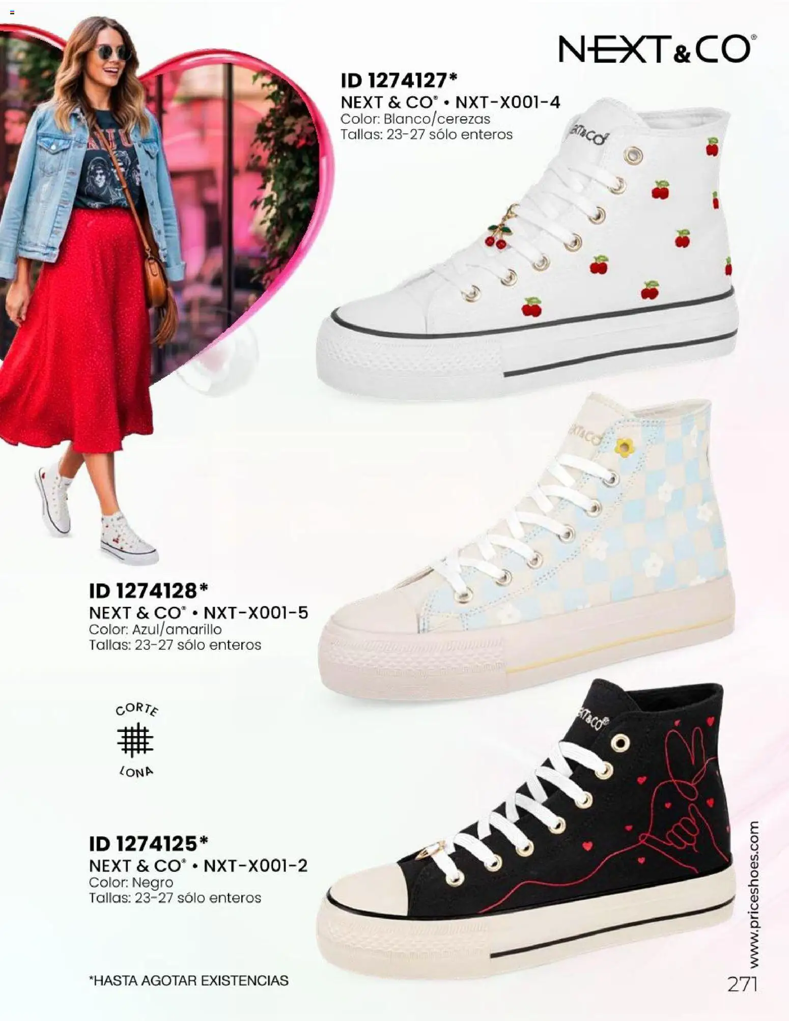 Nuevas ofertas de Price Shoes válidas en toda la República Mexicana desde el 06.05.2026. ¡Encuentra las mejores ofertas en Price Shoes catálogo Todo en uno! | Página: 271 | Productos: Lona