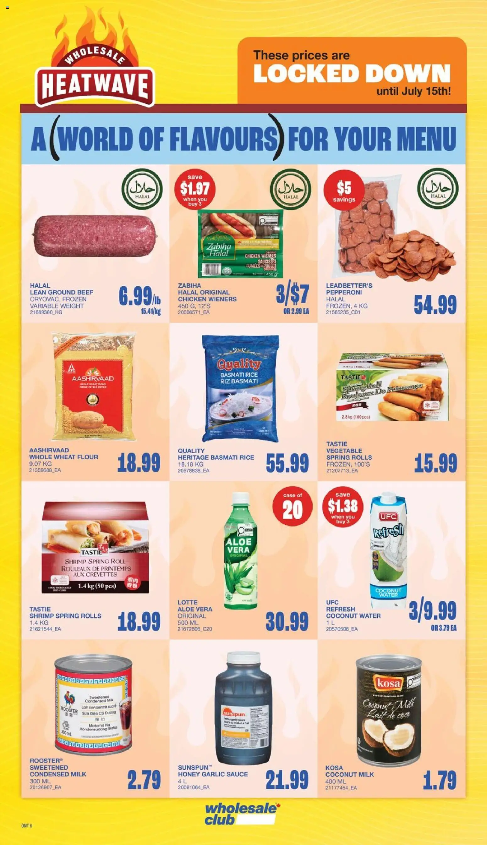 Wholesale Club flyer valid from 14.05.2026 | Page: 15 | Products: Salad, Box, Pizza