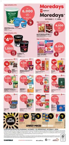 Preview of No Frills weekly flyer / circulaire from shop No Frills valid from Oct 1, 2026 | Page: 5