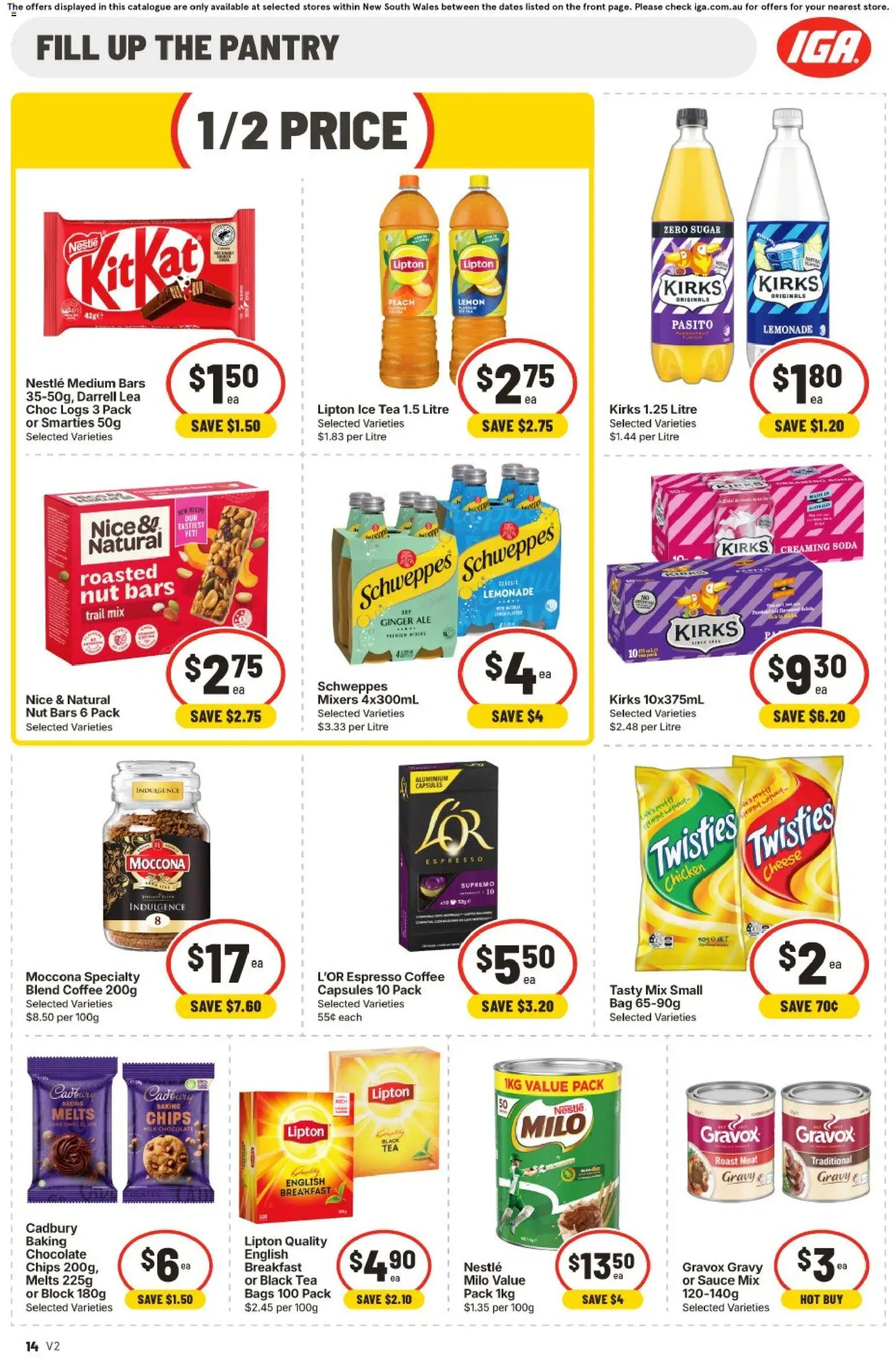 IGA catalogue - valid from 22/07/2026 | Page: 12 | Products: Cheese, Chocolate, Chicken, Meat