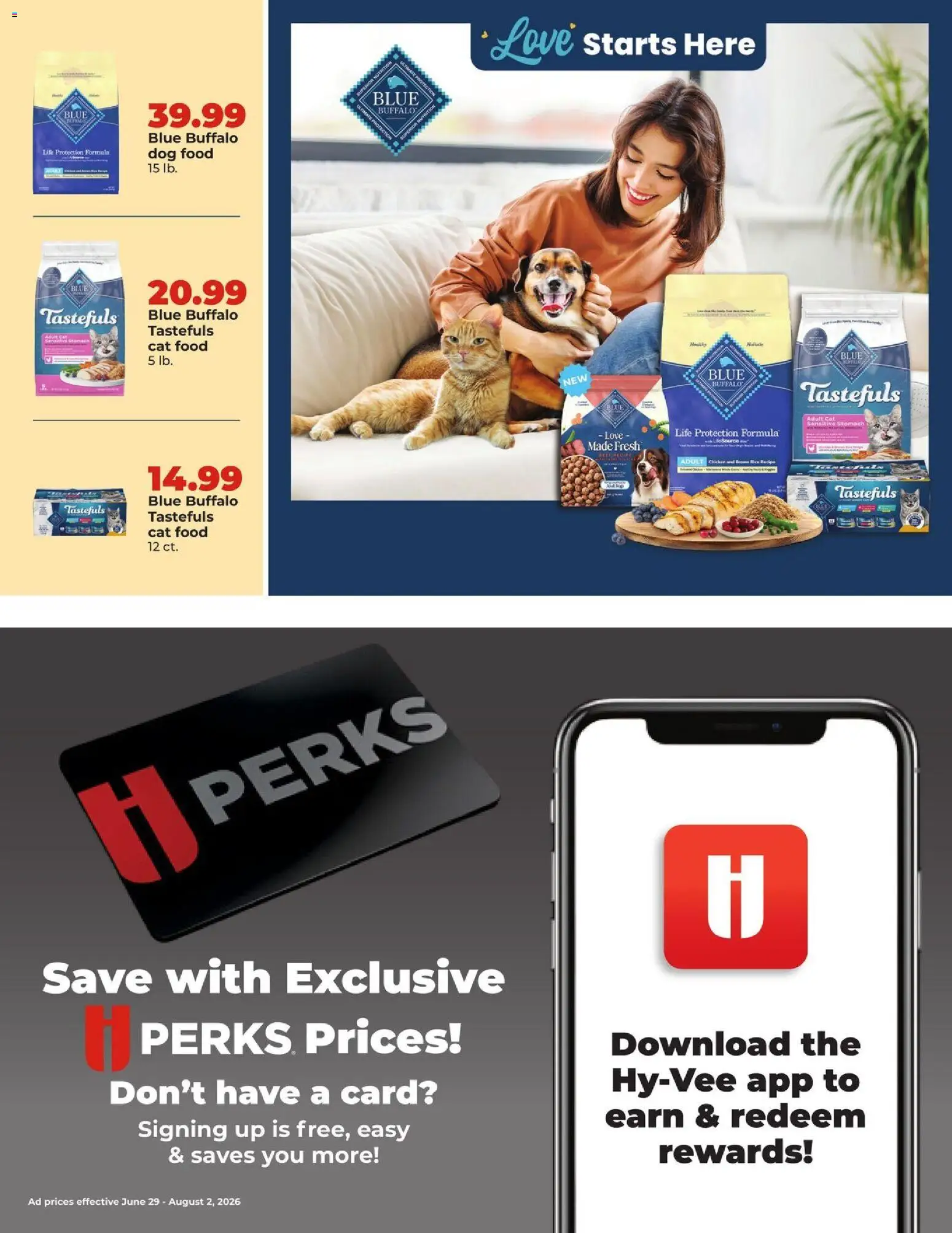 HyVee Monthly Ad - valid from 06/29/2026 | Page: 9 | Products: Dog Food, Cat Food, Rice