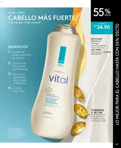 Vista previa de folleto Ésika catálogo - Campaña 7 de la Ésika válido desde 04.04.2026 | Página: 121 | Productos: Shampoo, Acondicionador