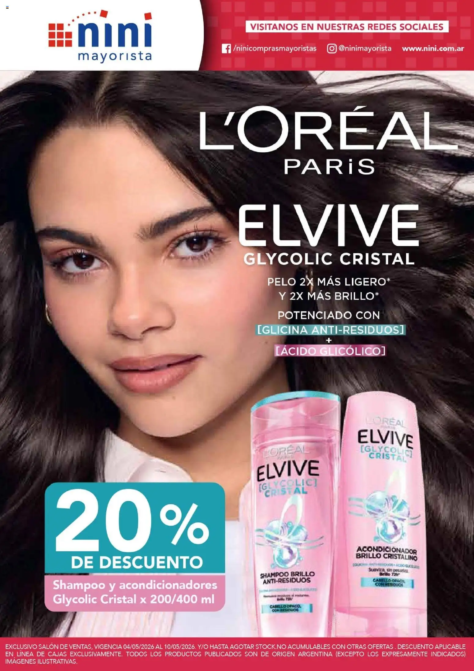 NINI Mayorista ofertas │ válido desde el 04.05.2026 | Página: 3 | Productos: Shampoo, Acondicionador, Brillo