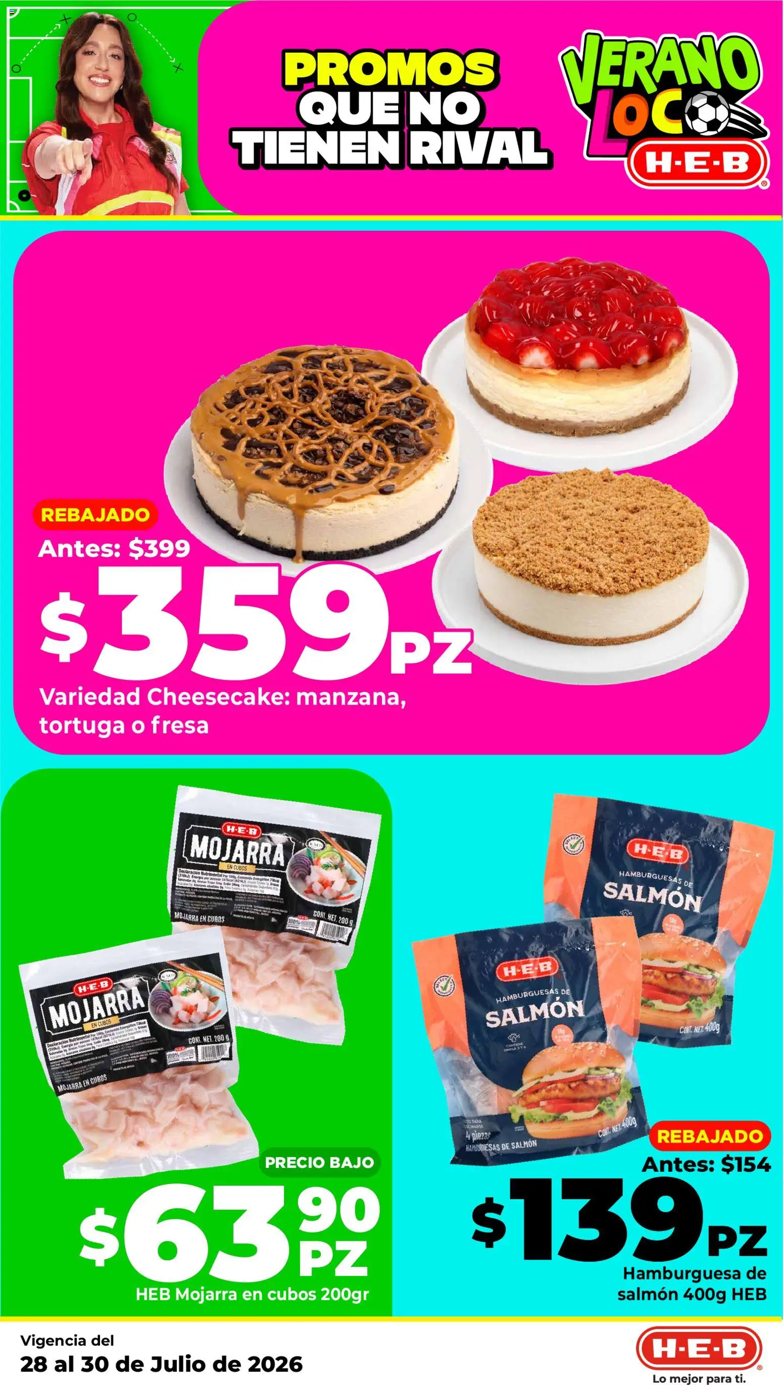Nuevas ofertas de H-E-B válidas en toda la República Mexicana desde el 28/07/2026. ¡Encuentra las mejores ofertas en H-E-B folleto Las promos más locas! | Página: 2 | Productos: Fresa