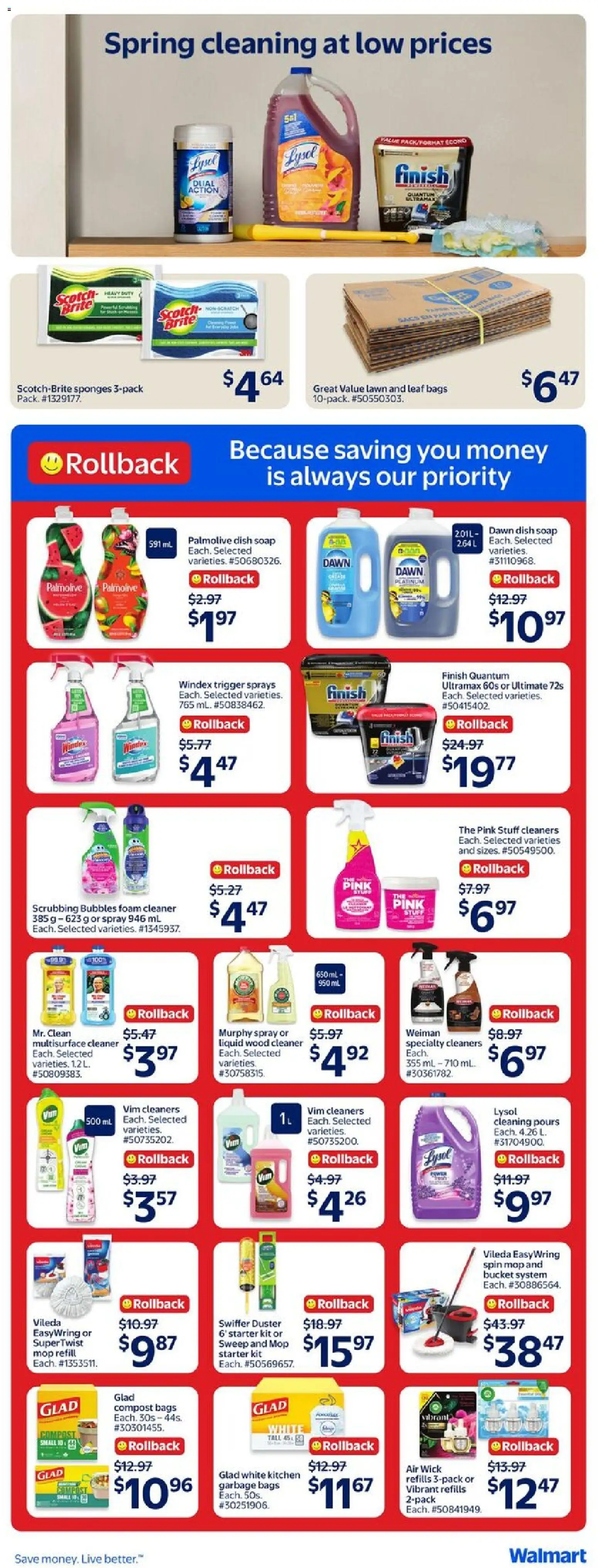 Walmart flyer valid from 09.04.2026 | Page: 16 | Products: Soap