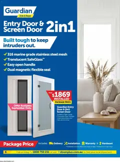 Preview of Doors Plus catalogue - valid from 01/09/2026 | Page: 6 | Products: Door, Screen