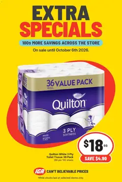 Preview of IGA catalogue Northbridge - valid from 30/09/2026