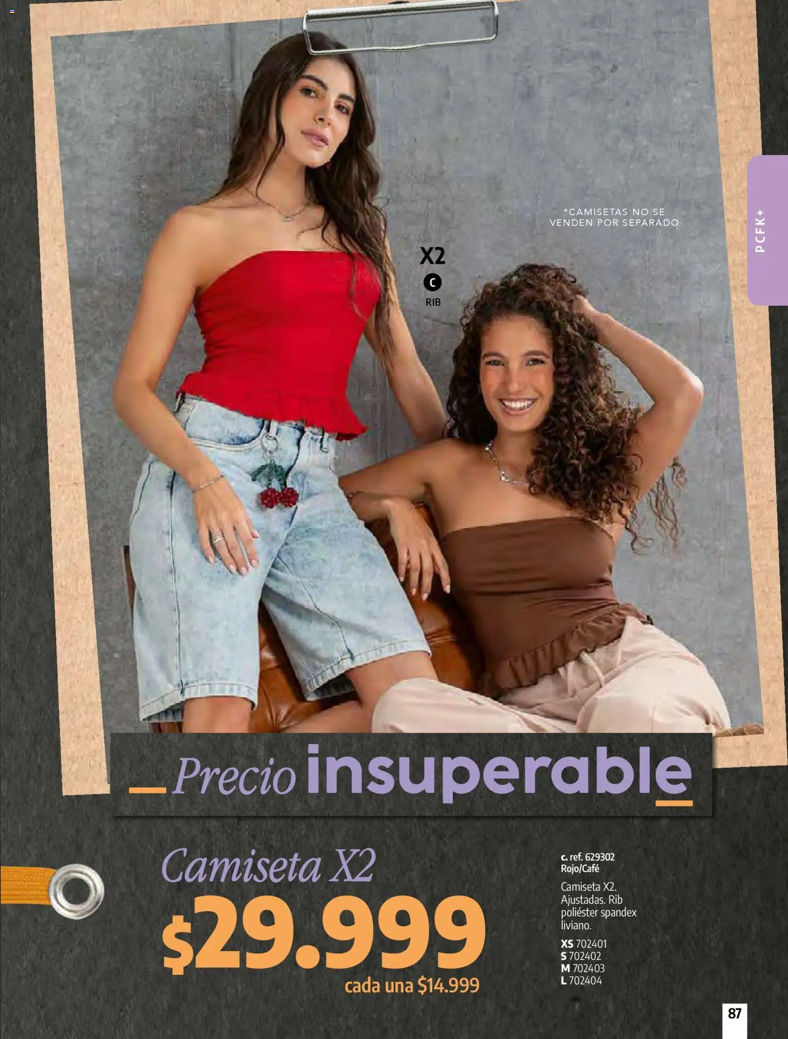 Pacifika revista - valida desde el 01.03.2026 | Página: 89 | Productos: Camiseta