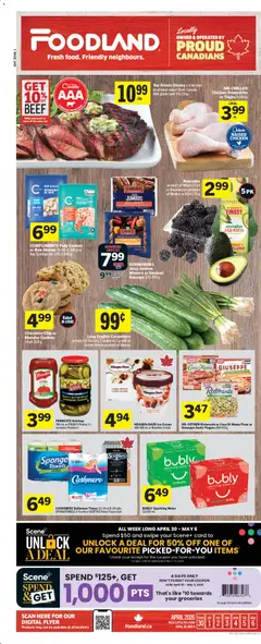 Preview of Foodland weekly flyer / circulaire from shop Foodland valid from 30.04.2026