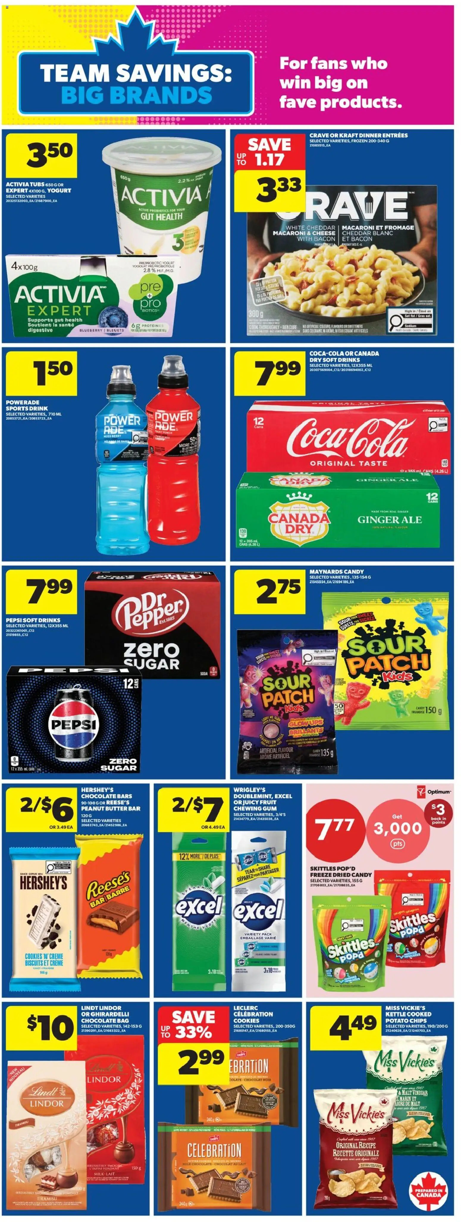 Real Canadian Superstore flyer valid from Jul 9, 2026 | Page: 13 | Products: Chips, Bag, Butter, Chocolate
