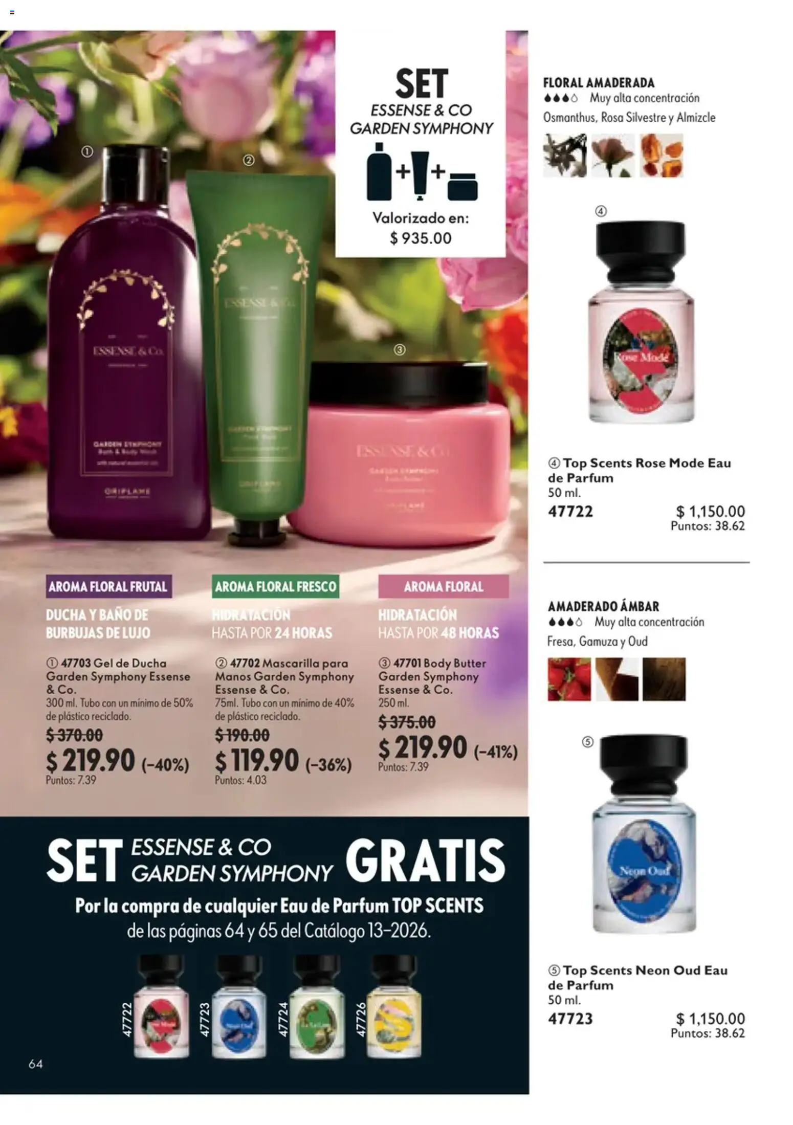 Nuevas ofertas de Oriflame válidas en toda la República Mexicana desde el 12/09/2026. ¡Encuentra las mejores ofertas en Oriflame campaña 13 2026! | Página: 64