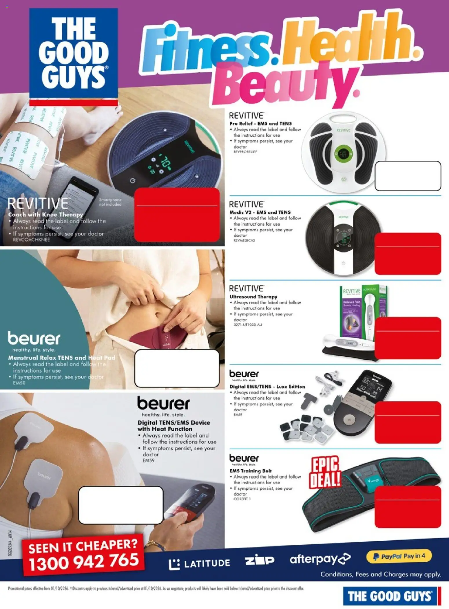 The Good Guys catalogue - valid from 01/10/2026 | Page: 12 | Products: Belt, Smartphone, Device, Knee