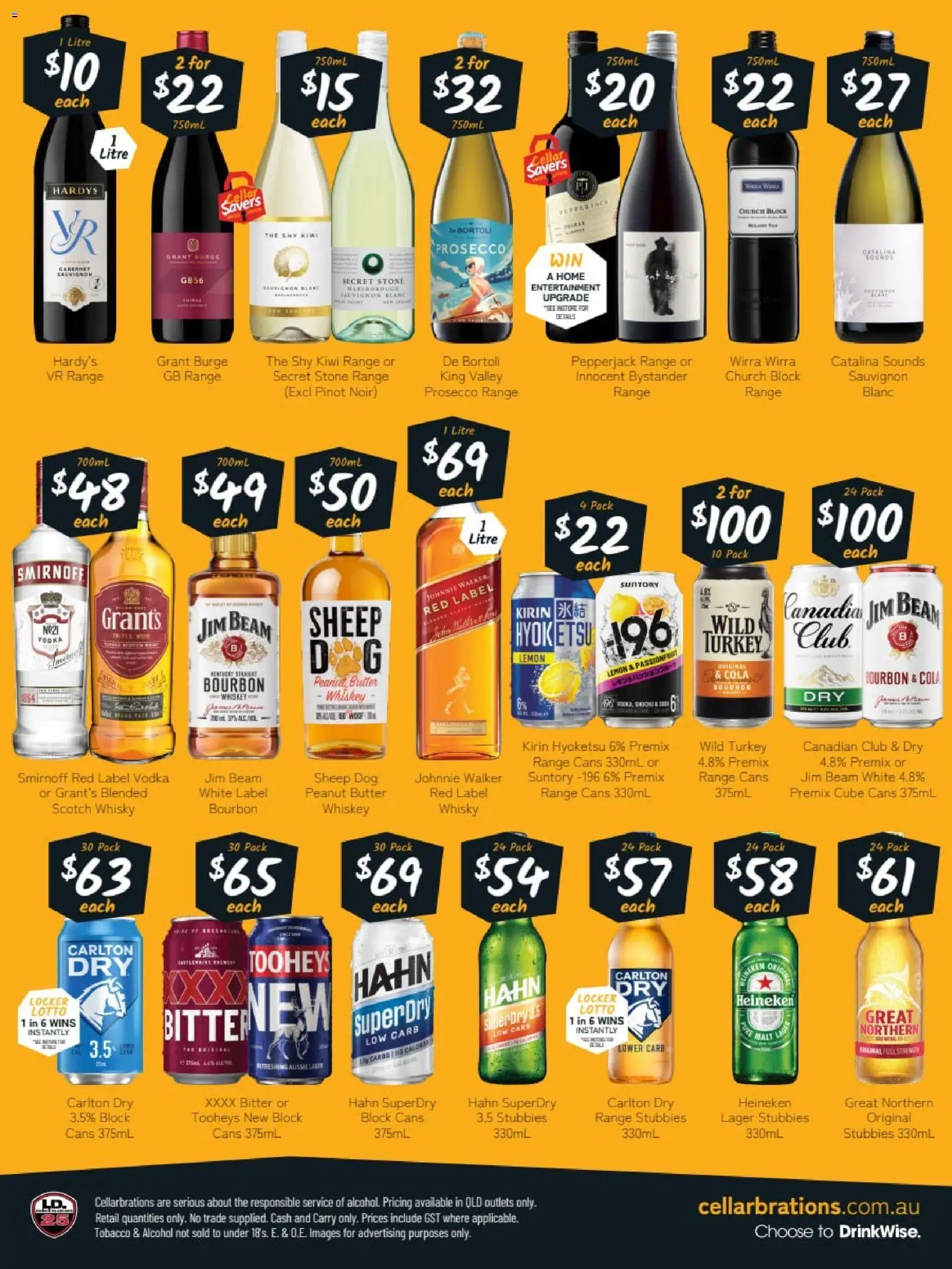 Cellarbrations catalogue - valid from 07/09/2026 | Page: 2 | Products: Bourbon, Vodka, Peanut butter, Turkey