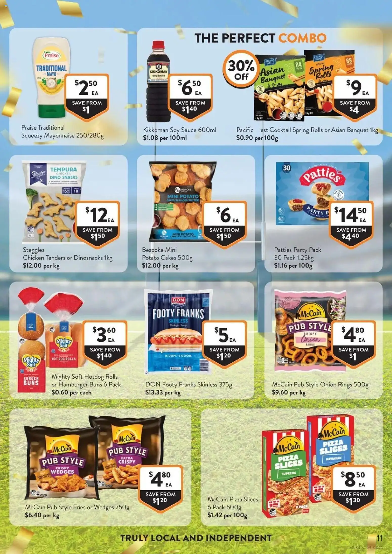 Foodworks catalogue - valid from 30/09/2026 | Page: 11 | Products: Fries, Snacks, Hamburger, Sauce