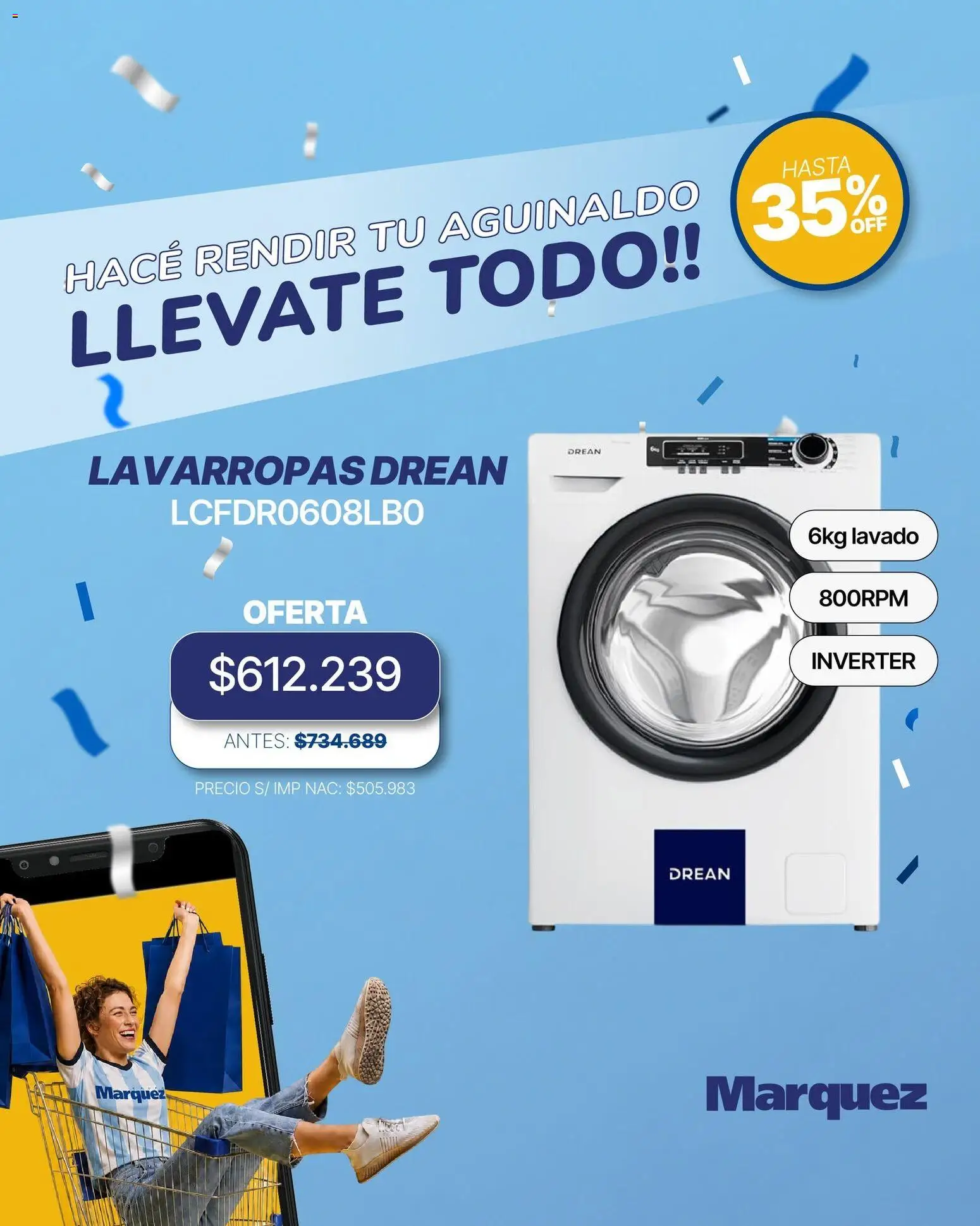 Grupo Marquez catálogo │ válido desde el 30/06/2026 | Página: 5 | Productos: Lavarropas