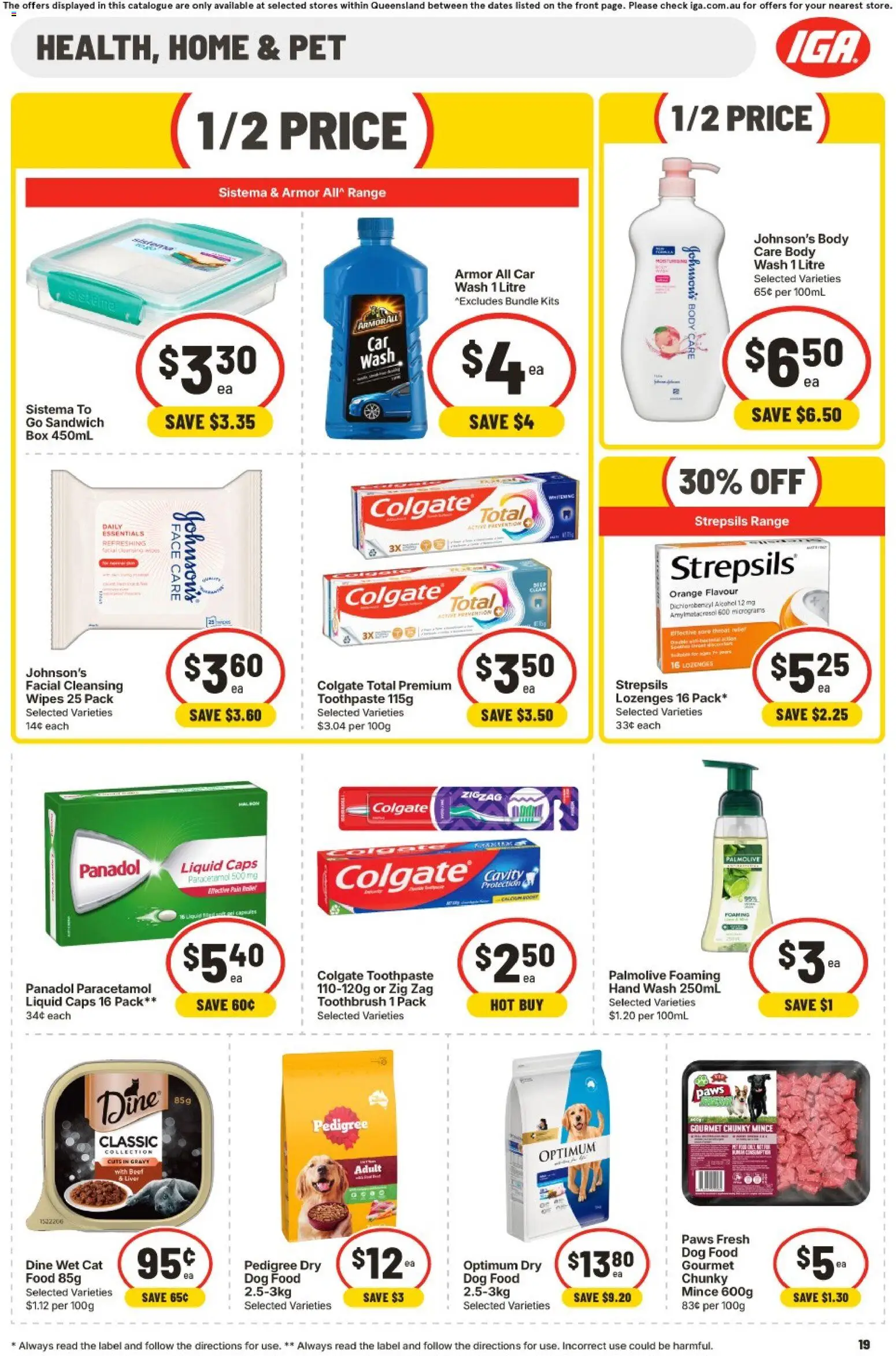 IGA catalogue - valid from 30/09/2026 | Page: 15 | Products: Food, Box, Alcohol, Toothbrush