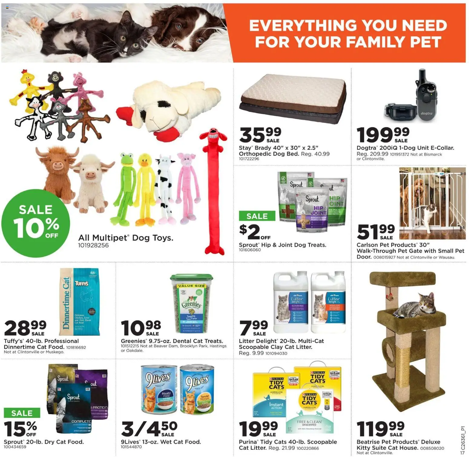 Mills Fleet Farm Weekly Ad - valid from 08/31/2026 | Page: 22 | Products: Liver, Cat Food, Peanut butter, Pâté