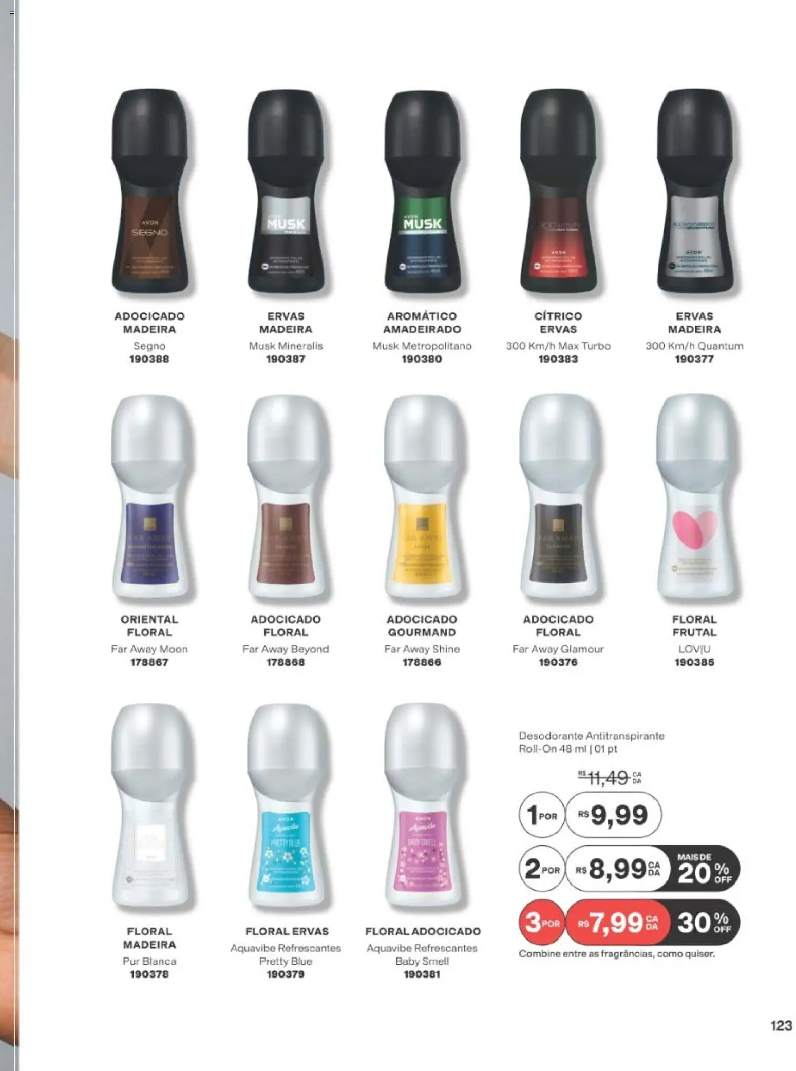 Avon Folheto - válido de 10/08/2026 | Página: 123 | Produtos: Desodorante