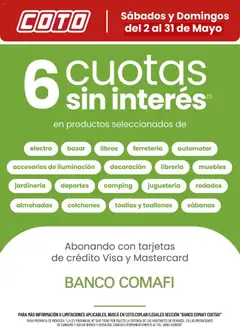 Vista previa Coto - Banco Comafi Mayo válido desde el 02.05.2026
