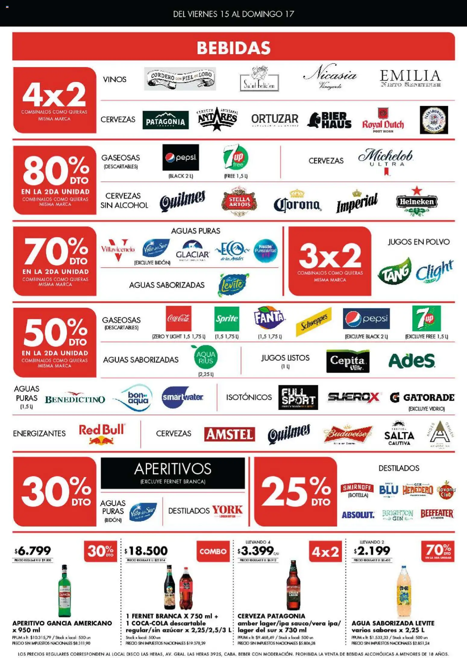Disco - Superofertas │ válido desde el 14.05.2026 | Página: 5 | Productos: Botella, Azucar, Fernet, Agua