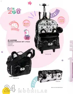 Vista previa de Price Shoes catálogo Mochilas, nuevo folleto de la tienda, válido en México a partir del 12/06/2026 | Página: 24 | Productos: Llavero, Mochila, Lentejuelas