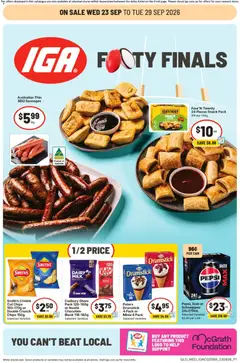 Preview of IGA catalogue Ascot - valid from 23/09/2026