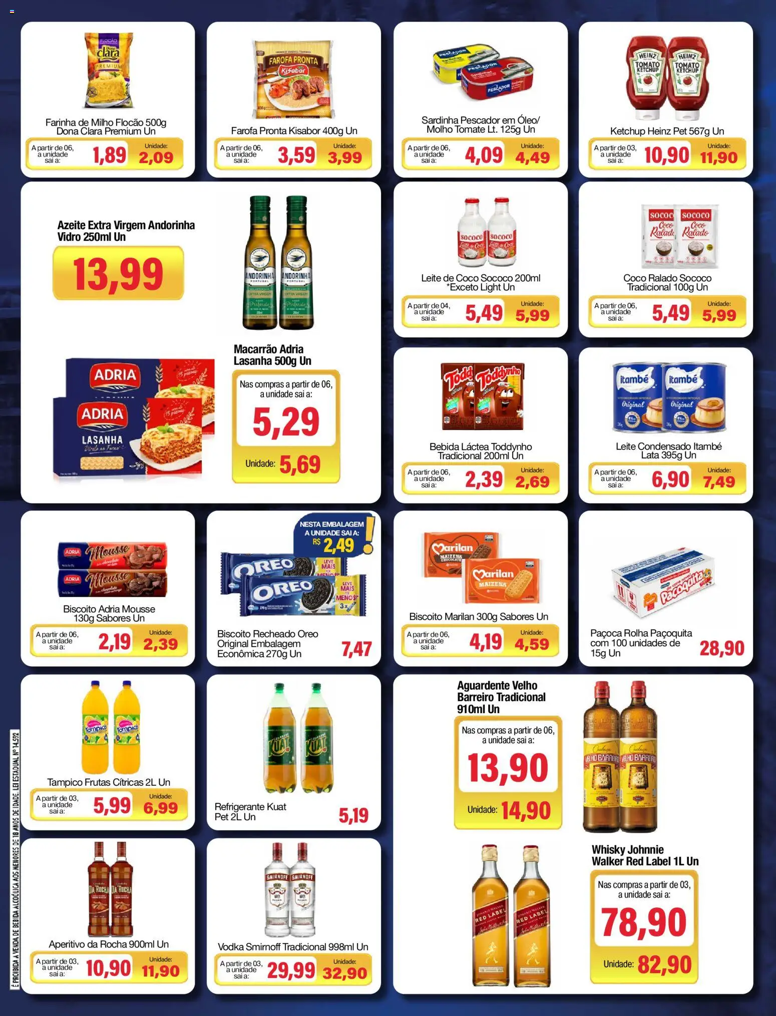 Spani Atacadista Folheto - válido de 28/07/2026 | Página: 3 | Produtos: Coco, Biscoito, Macarrão, Bebida