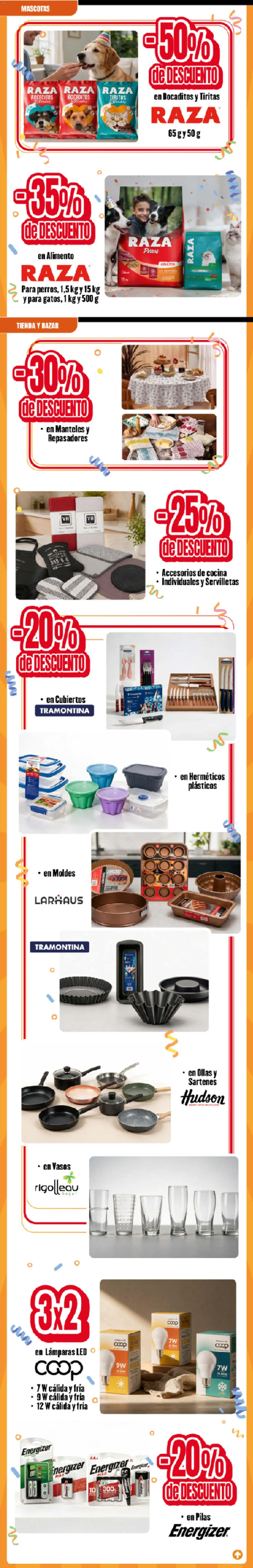 Cooperativa Obrera catálogo │ válido desde el 01/10/2026 | Página: 8 | Productos: Cocina, Servilletas, Pilas, Lámparas