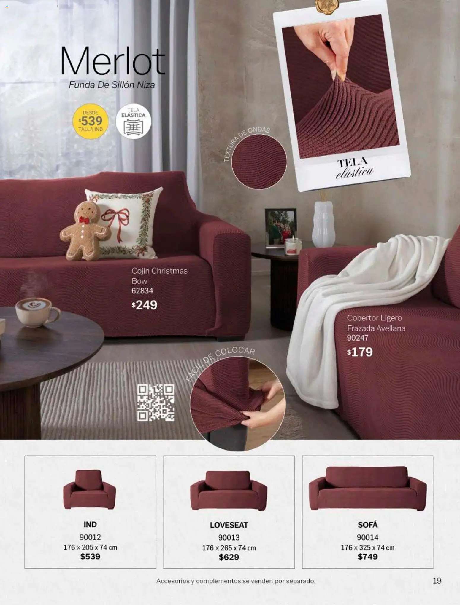 Nuevas ofertas de Vianney válidas en toda la República Mexicana desde el 17/08/2026. ¡Encuentra las mejores ofertas en Vianney catálogo! | Página: 179 | Productos: Cobertor, Sofá, Sillón, Funda