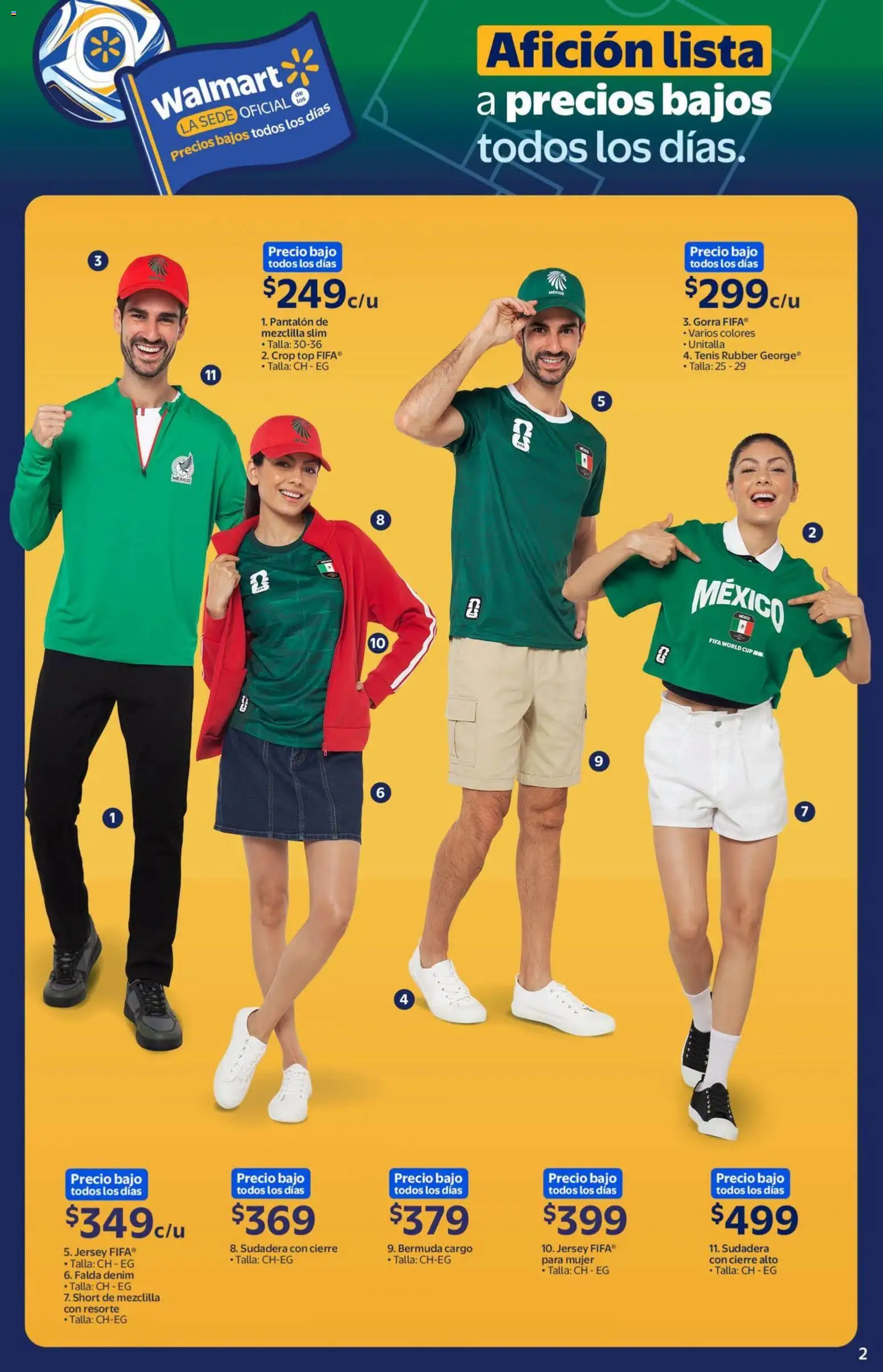 Nuevas ofertas de Walmart válidas en toda la República Mexicana desde el 18.06.2026. ¡Encuentra las mejores ofertas en Walmart folleto Ofertas! | Página: 2